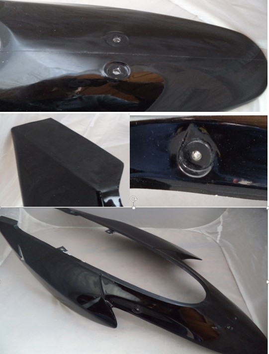 Seiten-Heckverkleidung,  eingefÃ¤rbt schwarz